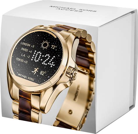 michael kors access bradshaw display smartwatch mkt5003 gold 